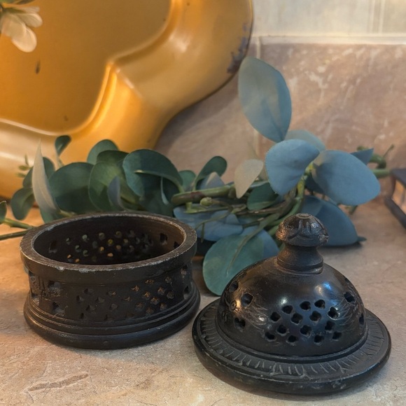 Vintage mystic passage soapstone carved Incense burner box Castlecore - Picture 3 of 9